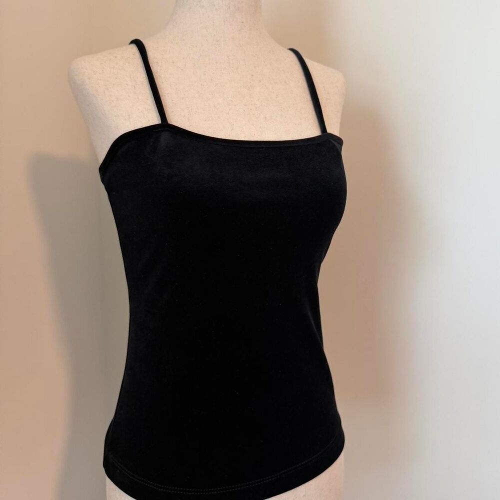 90s Velvet Grunge Fairy Whimsy Goth cami by BCBGMaxazria Size small - Picture 3 of 4